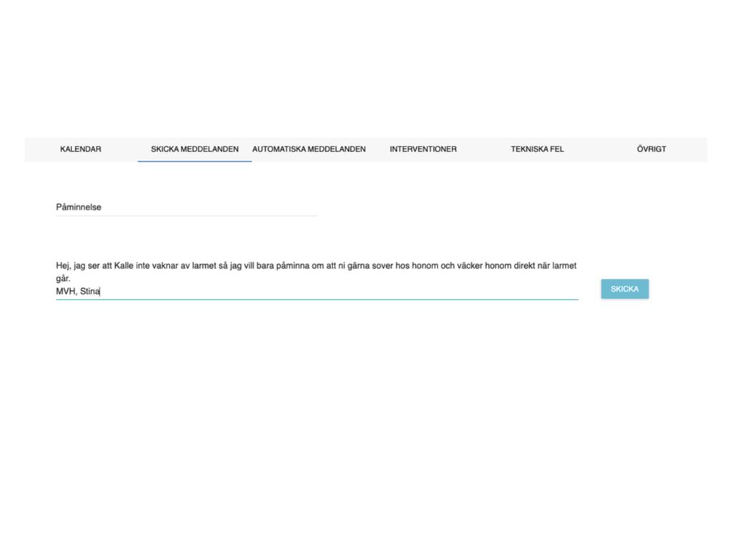 Pjama Clinic - Message to patient